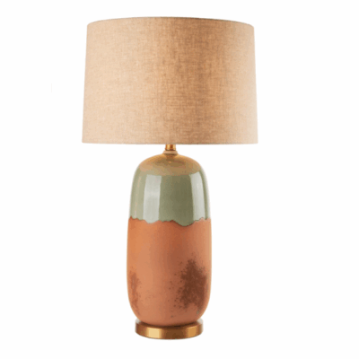 Vysoká keramická stolová lampa 42x75 cm
