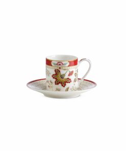Sada 2 šálok na espresso s podšálkami Kamir 80 ml