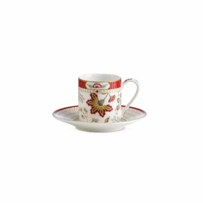 Sada 2 šálok na espresso s podšálkami Kamir 80 ml