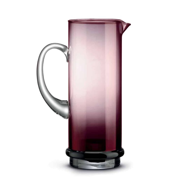 Sklenená karafa 1300 ml fialová