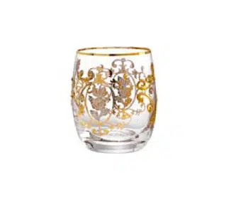 Pohár na vodu Cristal gold