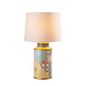 Porcelánová stolová lampa 35x67,5 cm