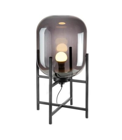 Stojacia lampa kov - sklo 39x72v