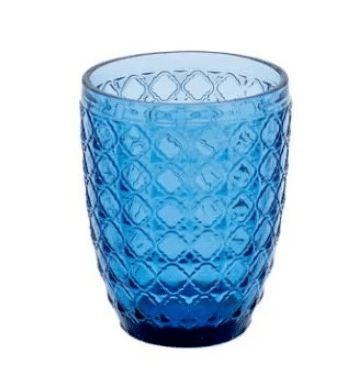 Poháre na vodu Viva 350 ml modrá
