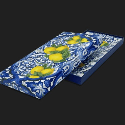 Darčeková krabička Lemon - obdĺžnikový tanier - 30,5 cm
