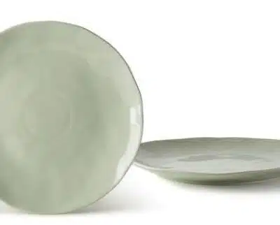 Plochý tanier Sal 25 cm zelená - 4 ks.