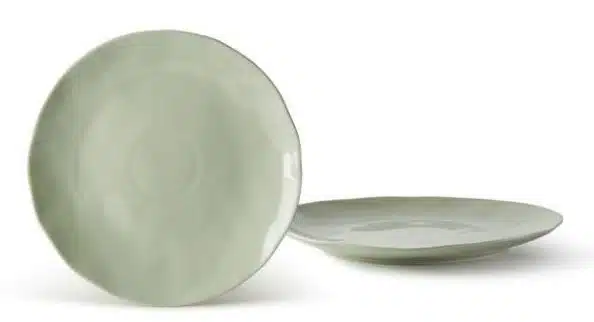 Plochý tanier Sal 25 cm zelená - 4 ks.