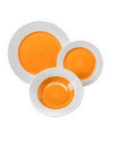 Obedová súprava Copa pre 6 osôb oranžová