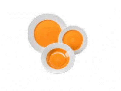 Obedová súprava Copa pre 6 osôb oranžová