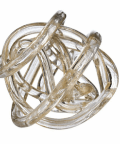 Uzol lásky transparentné trblietky 14 cm