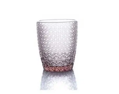 Poháre na vodu Moza 320 ml ružová