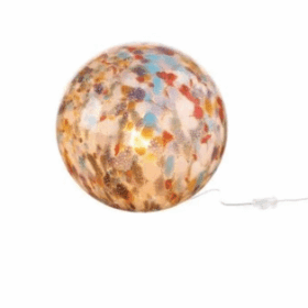 Sklenená guľová lampa Sphere 29cm x 28v