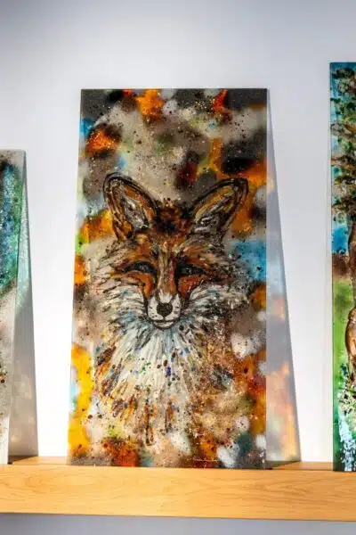 Umelecké sklo Veronika Rusňáková 50x90 cm - Image 2