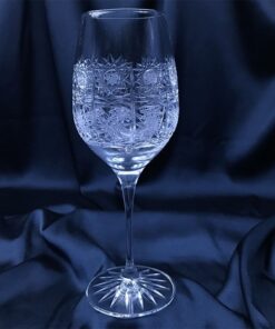 Krištálové brúsené poháre 350 ml set 6 kusov