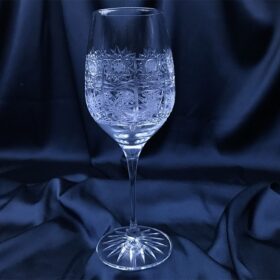 Krištálové brúsené poháre 350 ml set 6 kusov
