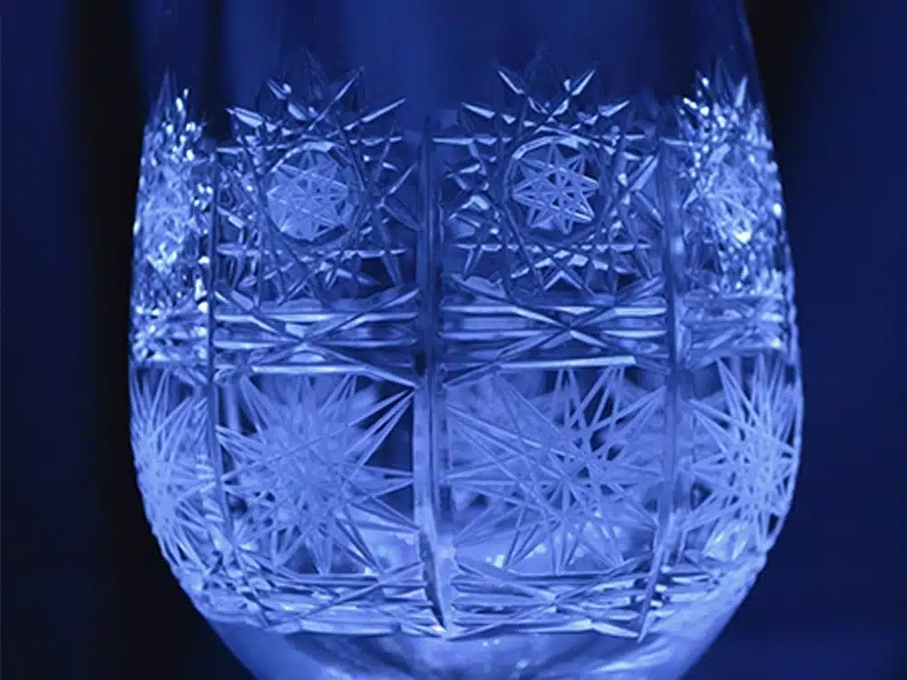 Krištálové brúsené poháre 350 ml set 6 kusov