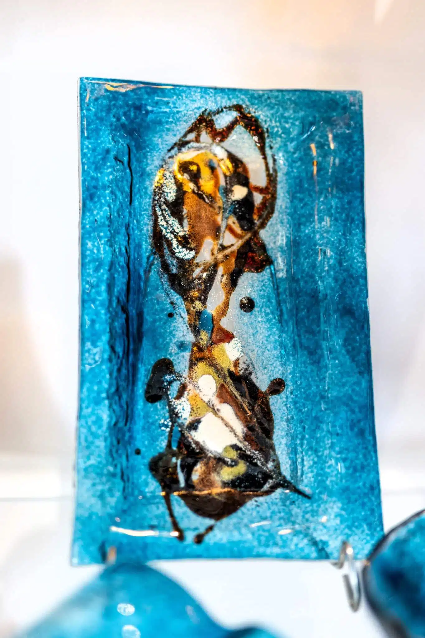 Umelecké sklo Veronika Rusňáková 15x25 cm – Obrázok 2