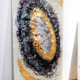 Umelecké sklo Veronika Rusňáková 53x105 cm