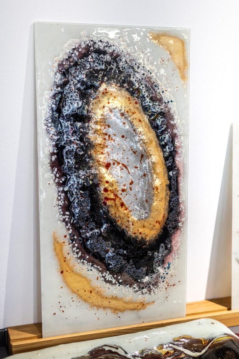 Umelecké sklo Veronika Rusňáková 53x105 cm